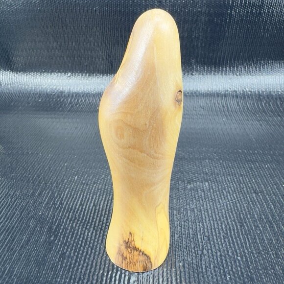 Vintage Hand Carved Wood Madonna And Child Figurine Folk Art Hand Made Figure - Picture 9 of 10